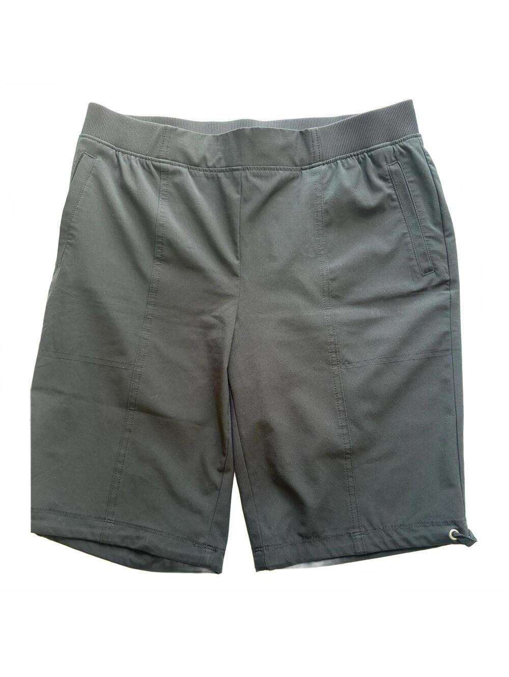 Black Athleisure Stretch Shorts – Lightweight Performance Style